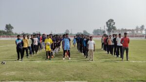 फुटबॉल प्रतियोगिता का शुभारंभ, पहले दिन कई मैच हुए