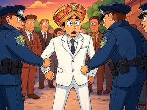 The groom was preparing to ride a mare, the police arrested him from Janmaasa