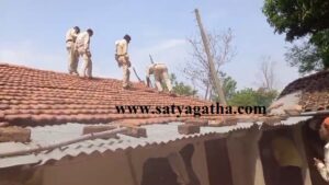 Leopard enters BJP leader's house, panic in the village