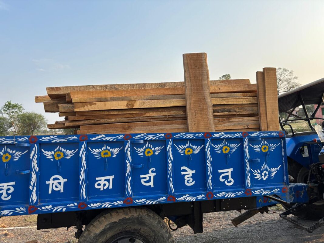 The forest department took action by raiding the Gadaria locality near the city
