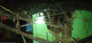 Elephants have been camping in the forest for three days and have even consumed grains. Villagers are in a state of panic