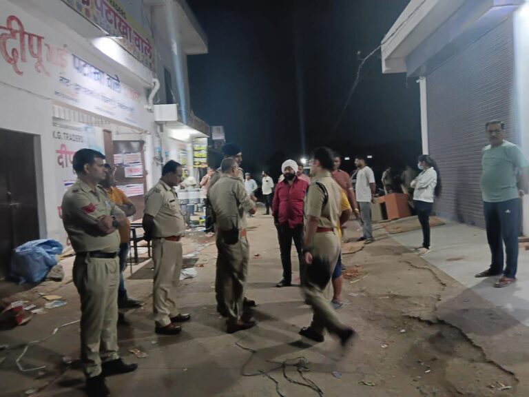 Police took action in the grounds of Chorhata police station, sought report from Tehsildar