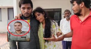 पुलिसकर्मी ने पत्नी को पीटा, दो दिन तक घर में रखा बंधक Bichhiya police registered a case, the victim reached the SP office, demanding strict action.