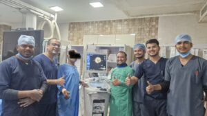 Good news: Treatment performed on a chronic kidney disease patient using only 9 milliliters of dye.