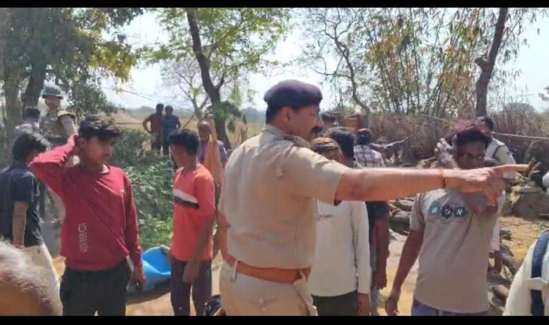 मऊगंज जिले के हनुमना थाना क्षेत्र के ढाबा गौतमान गांव की घटना